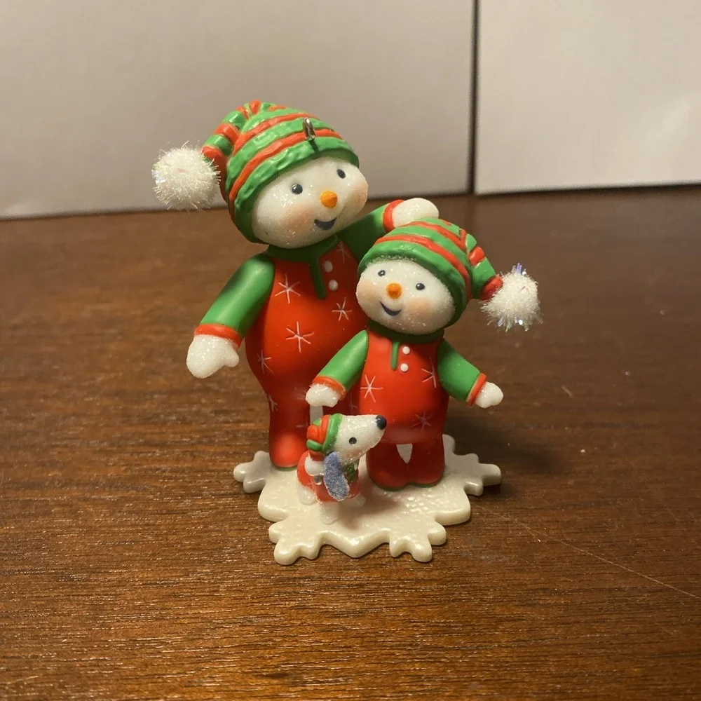 2021 Hallmark‎ Keepsake Cozy New Pajamas Snowmen Christmas Holiday Ornament